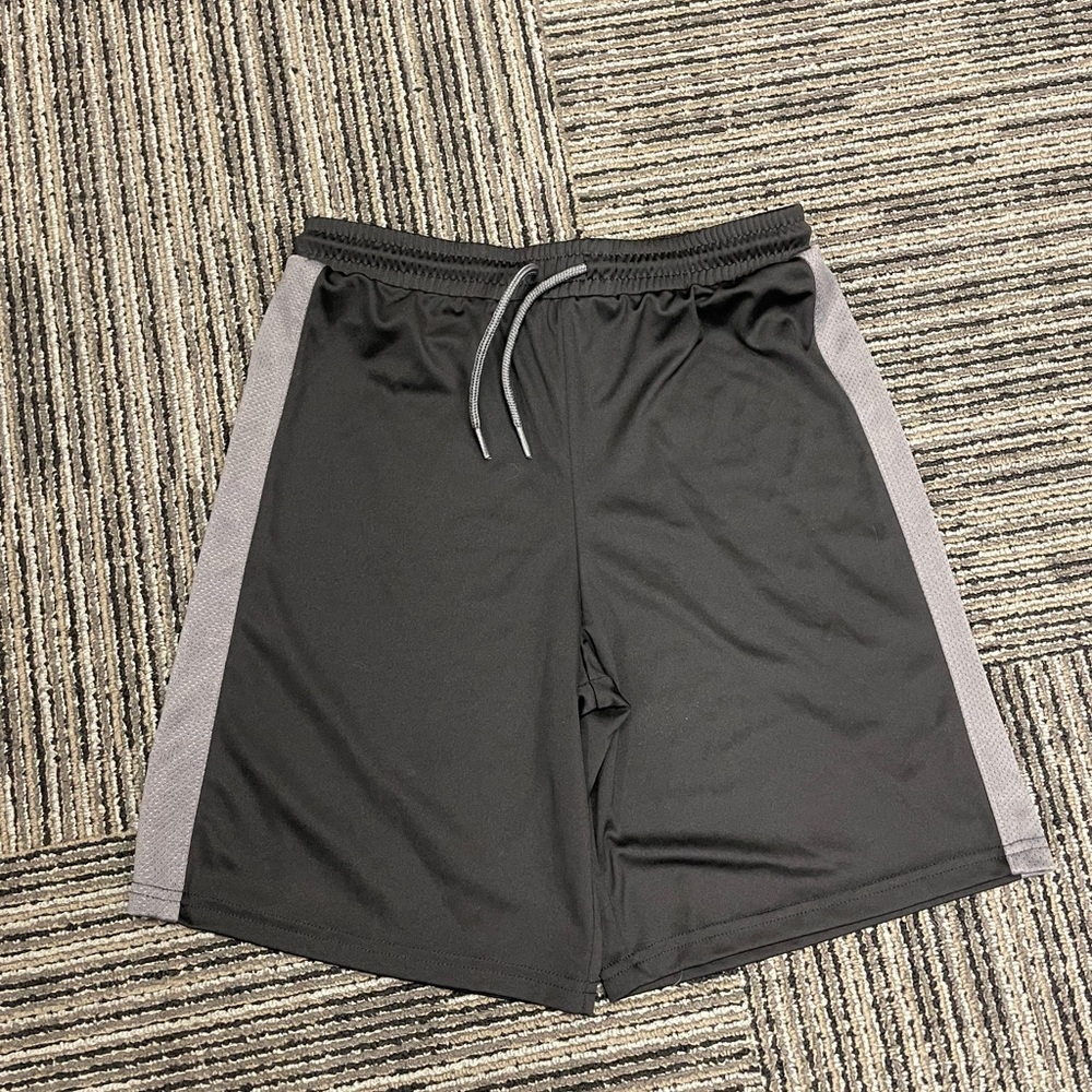 Black and Gray Athletic Performance Shorts
